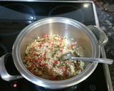 Foto del paso 3 de la receta: Arroz pilaf con hígado, corazón de pollo y verduras