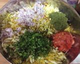 A picture of step 2 of Bhel puri.