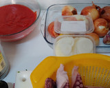 Foto del paso 1 de la receta: Pica-pica de Pulpo con mejillones