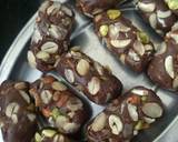 Chocolate Dry Fruits Roll recipe step 5 photo