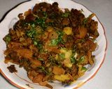 मूली की भुर्जी(mooli ki bhurji recipe in hindi) रेसिपी चरण 3 फोटो