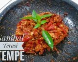 Foto langkah ke 5 dari resep Sambal Terasi Tempe Penyet.