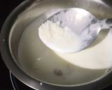 A picture of step 1 of Firni cake Malpua.
