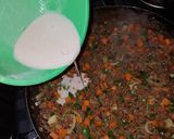 A picture of step 5 of Bolognese.