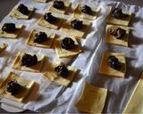A picture of step 1 of Mini Puff Pastries with Escargot for Christmas.