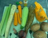 A picture of step 1 of Goodness Vegetable Soup.