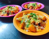 A picture of step 6 of Idli chat.