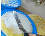 Foto langkah ke 3 dari resep Mille crepes simple.