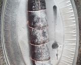 A picture of step 6 of Salame di cioccolato (chocolate sausage).