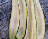Foto del paso 11 de la receta: Canelón de calabacín relleno de langostinos y trigueros