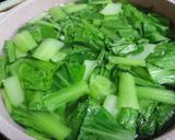 Hình bước làm 1 của món Canh cải thìa nấu thịt viên