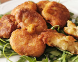 Foto del paso 8 de la receta: Buñuelos de Merluza, Langostinos y Calçot