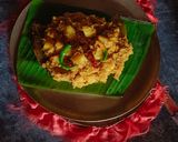 A picture of step 8 of Pepper Ghanto (Grated Green Papaya with Potato).