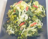 Foto langkah ke 6 dari resep Tumis Kol Daun Pepaya.