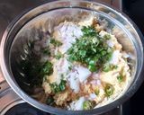 A picture of step 3 of Kara vadai.