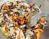A picture of step 4 of Hot and Sour Soup.