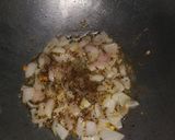 A picture of step 2 of Mix veg curry.