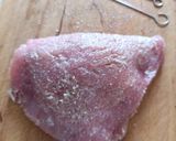 Sajtkrémes, sonkás, Roquefort sajtos rántott karaj recept fázis 4 fotója