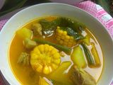 Sayur asem goreng pake daging sapi