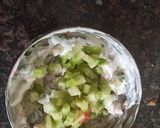A picture of step 6 of Cream cheese fruit and Sprout Salad.