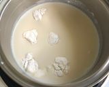 A picture of step 2 of Soy milk  mousse.