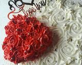 عکس مرحله 1 از دستور تزیین کیک سالگرد ازدواج💑