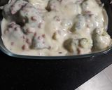 Foto del paso 10 de la receta Brócoli con bechamel y taquitos de jamón