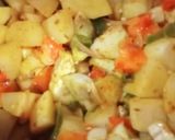 A picture of step 2 of Mix vegetable sabji.