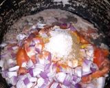 A picture of step 1 of Bhuna Qeema.