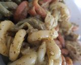 A picture of step 3 of Pesto Pasta.