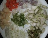A picture of step 1 of Vegetable stew.