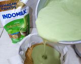 Foto langkah ke 4 dari resep Matcha Cheesecake.