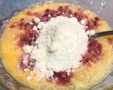 Foto del paso 3 de la receta Tortilla francesa de jamón serrano y queso