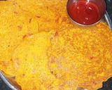 A picture of step 4 of Quinoa flour pancake.