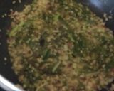 A picture of step 4 of Vagharelo Rotla (curried pearl millet roti).