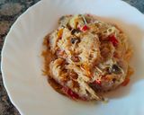 Foto del paso 4 de la receta: Tallarines de arroz al wok