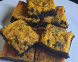 Foto langkah ke 7 dari resep Cemilan sehat Anak cheese Brownies enak Keju simpel No mixer.