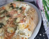 Une image de l'étape 5 de Pizza saumon frais #novembre.
