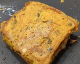 A picture of step 6 of Club cheese chilla sandwich.