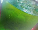 A picture of step 3 of Mint Lime Soda.