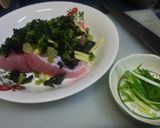 A picture of step 4 of Steamed fish belly.