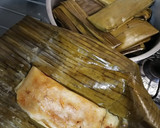 Foto del paso 5 de la receta: Tamales oxaqueños de setas con mole almendrado 😋🤩