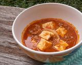 Foto langkah ke 3 dari resep Menu Diet GM hari ke 5, Soup tomat daging cincang tahu (sarapan).