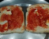 A picture of step 2 of Bread Pizza.