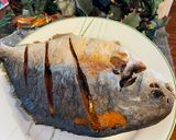 A picture of step 1 of Fried Pomfret.