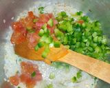 A picture of step 7 of Indian Masala Pasta.