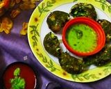 A picture of step 14 of Veg Garden kababs.