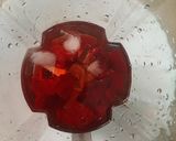 A picture of step 3 of Orange,carrot and beet juice 😋.