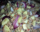 A picture of step 2 of Minced meat roll.