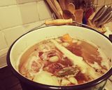 Kocsonya füstölt hússal recept fázis 4 fotója